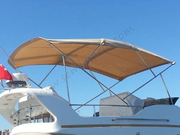 Flybridge tente, motoryat üst kokpit tente